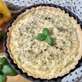 Tarta z fasolką szparagową i koperkiem