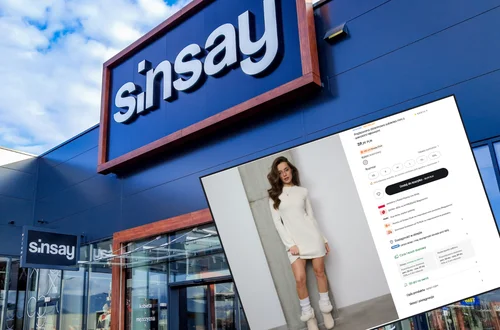 Ta sweterkowa sukienka z Sinsay za 39 zł to petarda na zimę i wiosnę! Rękawy i prążki robią robotę - do kozaków i balerin - krój dla każdej sylwetki