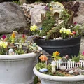 Bajeczny miniaturowy ogród pełen wróżek