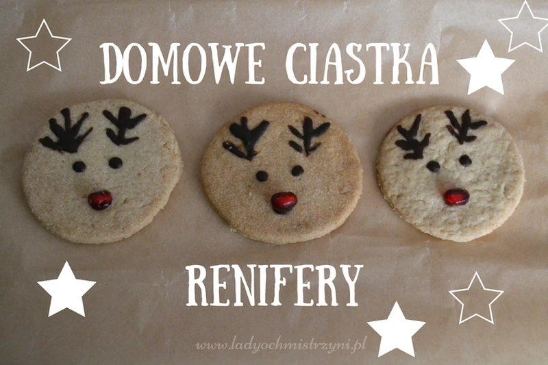 Domowe ciastka renifery