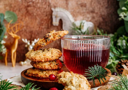 Owsiane ciastka z żurawiną - szybki i prosty przepis