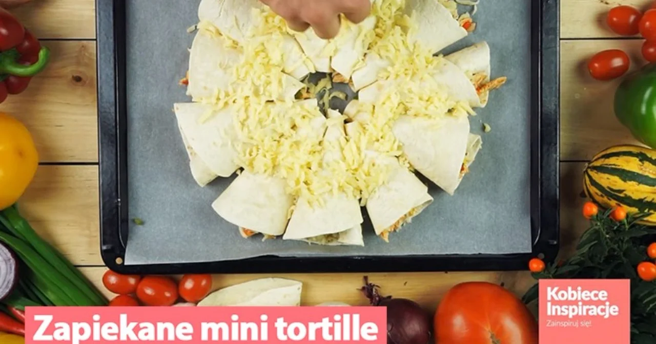 Zapiekane mini tortille - idealne na imprezę