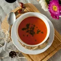 Zupa z soczewicy i pieczonej papryki