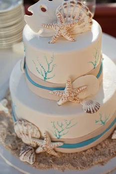 Torcik w nadmorskim stylu