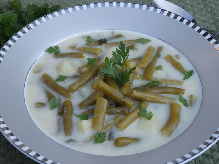 Zupa z fasolką szparagową