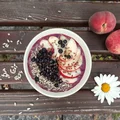 Borówkowe smoothie bowl