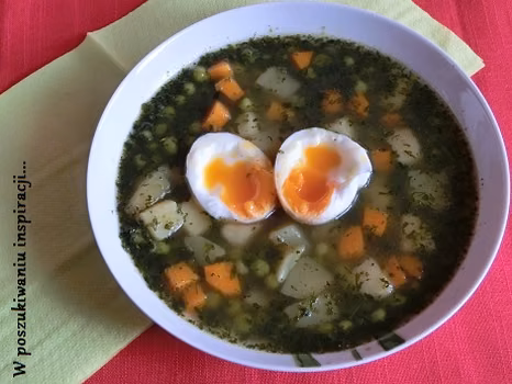 Zielona zupa dla dbających o linię