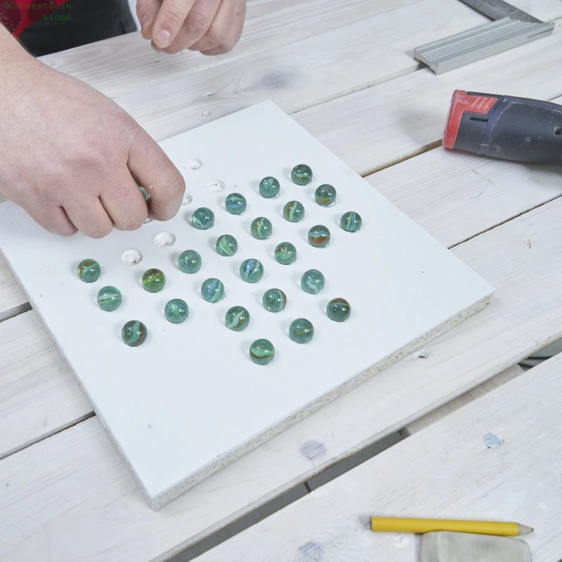 Ozdobna gra w kulki typu DIY do wykonania własnoręcznie