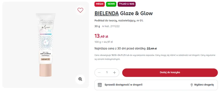 Zdjęcie Ten podkład z Rossmanna za 13 zł bosko zmiękcza i rozświetla cerę, ale bez brokatu! Może stać się nowym hitem Polek #1