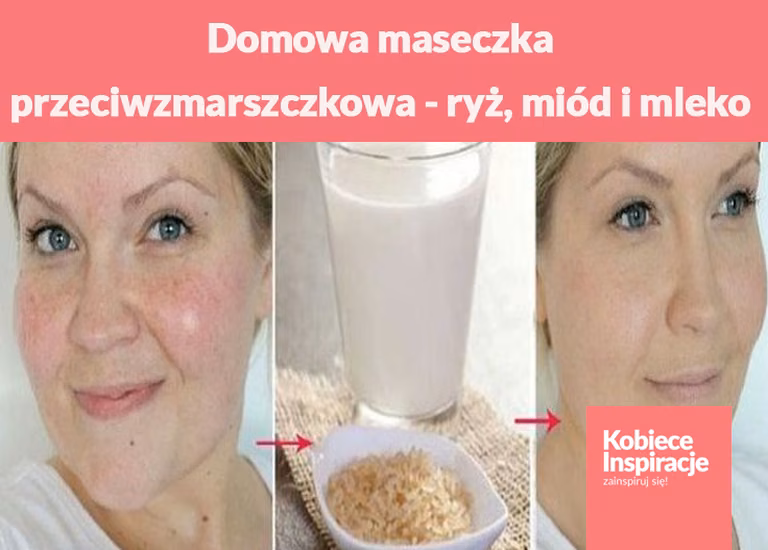 Domowa maseczka przeciwzmarszczkowa - ryż, miód i mleko