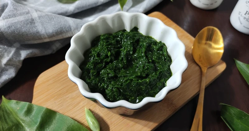 Pesto z czosnku niedźwiedziego.