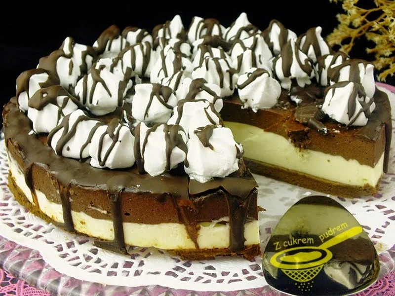 nutellowy sernik z mascarpone (bez pieczenia)