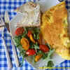 Francuski omlet z szynką i serem - 360 kcal