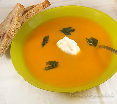 Zupa krem z dyni na ostro