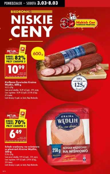 Zdjęcie Od 3 marca jubileuszowe mega promocje w Biedronce! 1+1, 2+1 gratis i rabaty nawet do 88%! #1