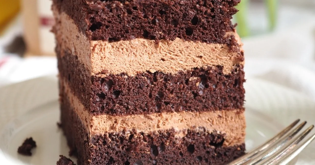 Ciasto czekoladowe z kremem kawowym