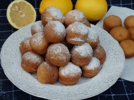 Mini pączusie cytrynowe