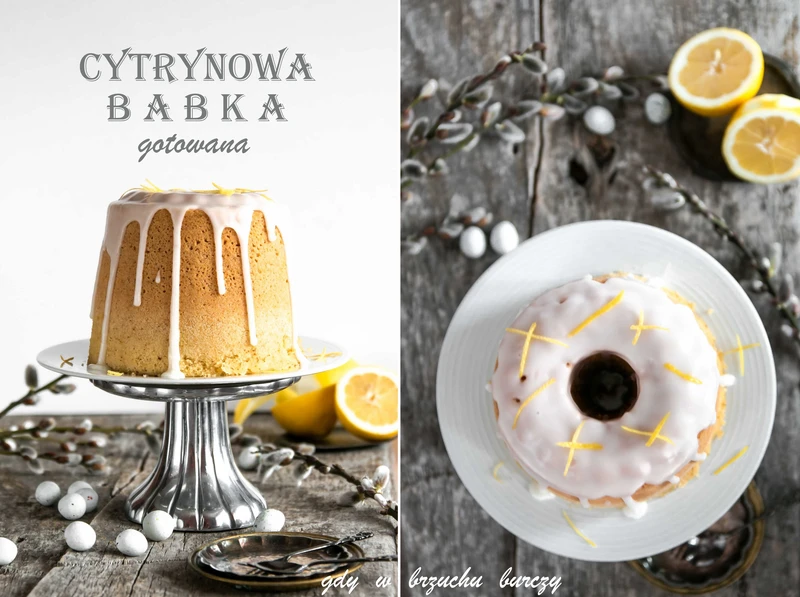Gotowana babka cytrynowa