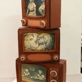 Torcik z telewizorem