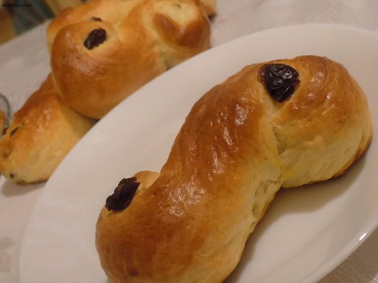 Lussekatter - Szwedzkie bułeczki szafranowe