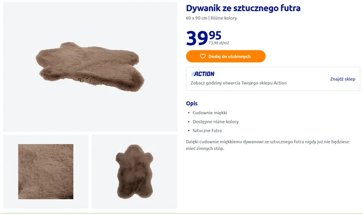 Zdjęcie Ten dywan z Action za 39,95 zł odmieni każdy nudny salon! Jest mega miękki, wygląda jak z katalogu, a pranie to pestka #1