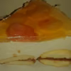 Sernik z brzoskwiniami