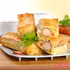 Kiełbasa w cieście francuskim