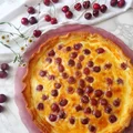 Tarta na francuskim cieście z czereśniami