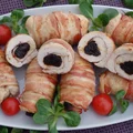 Pieczone roladki drobiowe z suszonymi śliwkami