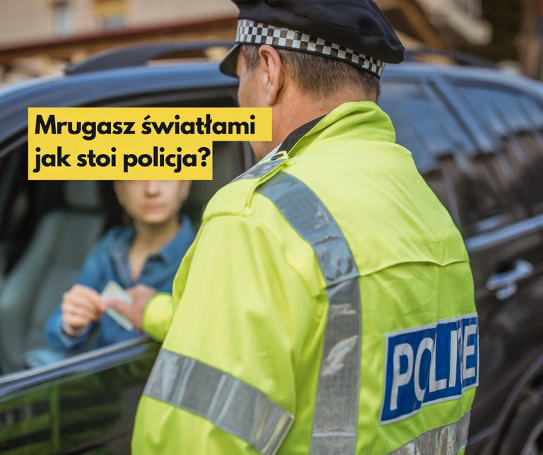 Mrugasz światłami, gdy stoi policja? Lepiej uważaj!