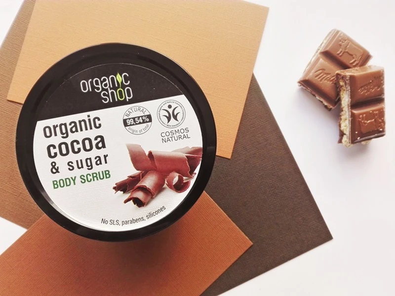 PEELING DO CIAŁA O ZAPACHU BELGIJSKIEJ CZEKOLADY OD ORGANIC SHOP