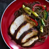 Makaron soba z indykiem