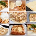 Tarta z grzybami w sosie śmietanowym