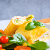 Omlet francuski z serem i szynką