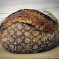 Chleb w stylu litewskim (z kminkiem i słodem) robiony metodą Tartine