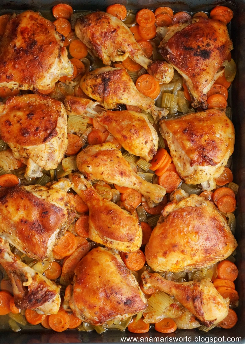 Pieczone udka kurczaka