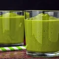 Pomysłowy zielony koktajl
