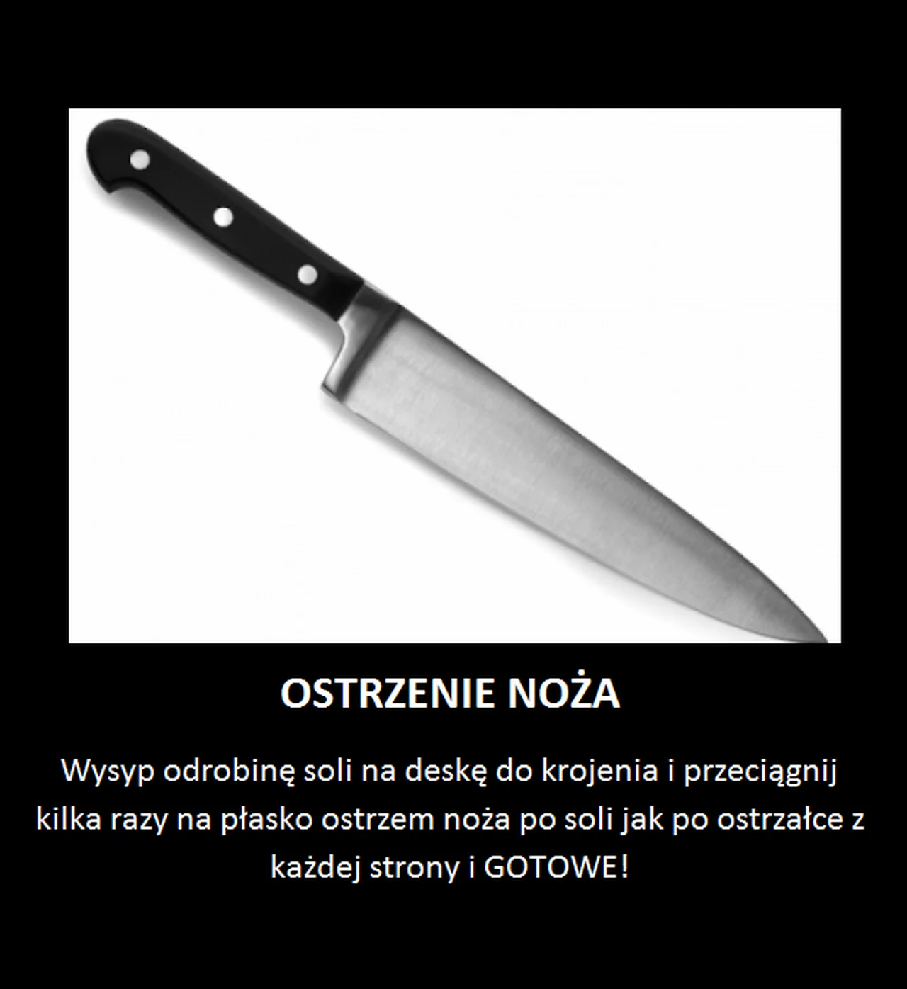 Niezwykły trik na ostrzenie noża!