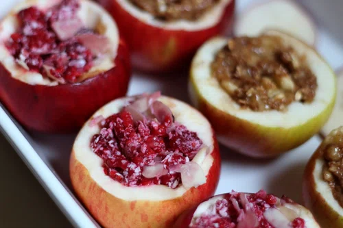 Pieczone jabłka na dwa sposoby 