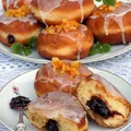 pączki na śmietance kremówce