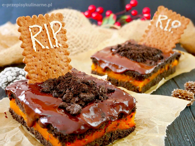 Ciasto Grób - pyszny i upiorny smakołyk na Halloween