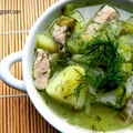 Zupa z młodą kapustą