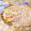 Tarta kokosowa z budyniem - bez jajka, wegańska