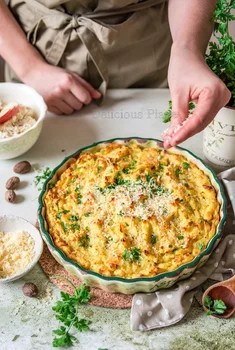 Zapiekanka ziemniaczana z musztardą i curry