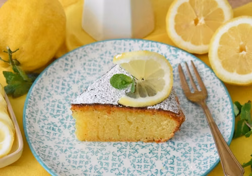 Cytrynowo-migdałowe ciasto z białą czekoladą - włoska "torta Caprese"