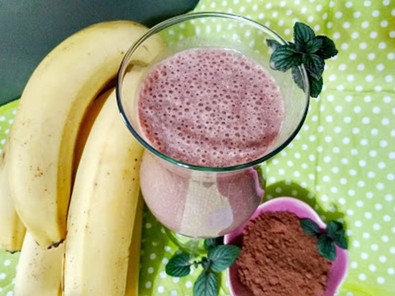 Koktajl bananowo-kakaowy
