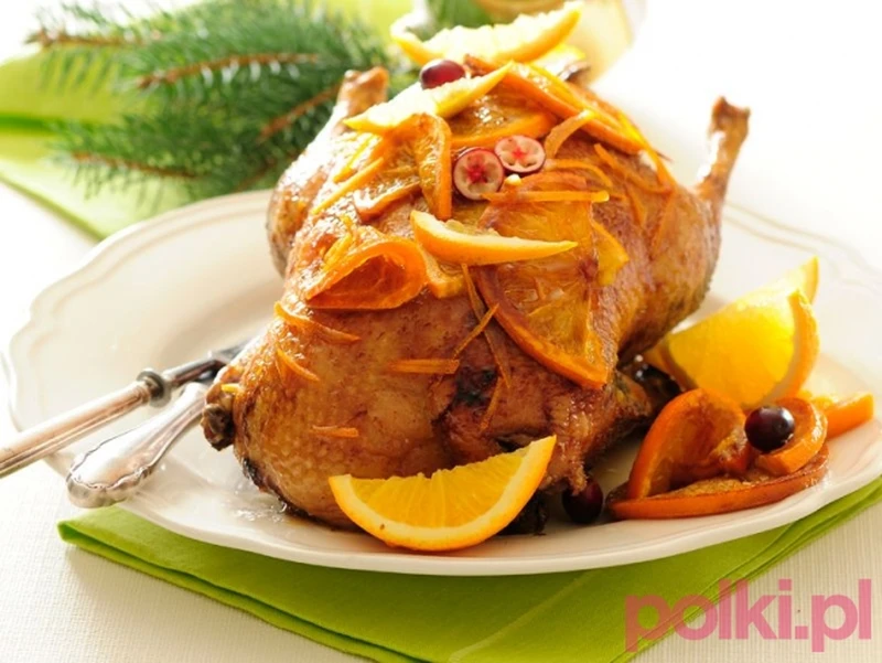 Kaczka w pomarańczach