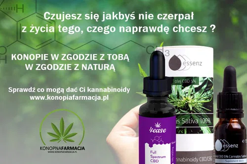 Olejki CBD .... Konopie w zgodzie z Tobą , w zgodzie z naturą