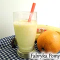 Koktajl bananowo-pomarańczowy z kaszą jaglaną
