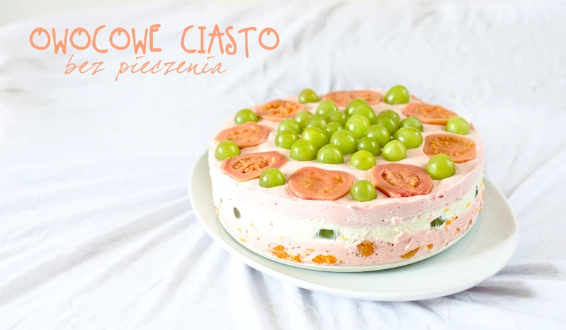 owocowe ciasto bez pieczenia